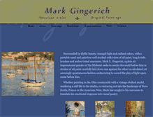 Tablet Screenshot of markgingerich.com